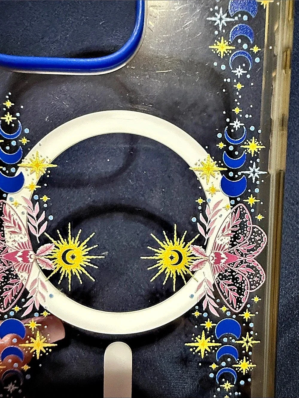 POPSOCKETS Celestial Butterfly Phone Case Cobalt Blue